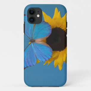 Butterfly on Sunflower iPhone 11 Case