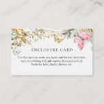 Butterfly on the Way Boho Enclosure Card<br><div class="desc">Use this space to custom create any insert card for your invitation such as a gift registry,  wishing well,  honeymoon fund,  books for baby,  display shower,  etc.</div>