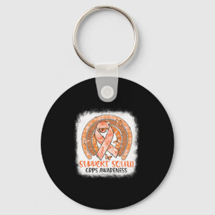 Butterfly Orange Rainbow Support Squad Crps Awaren Key Ring