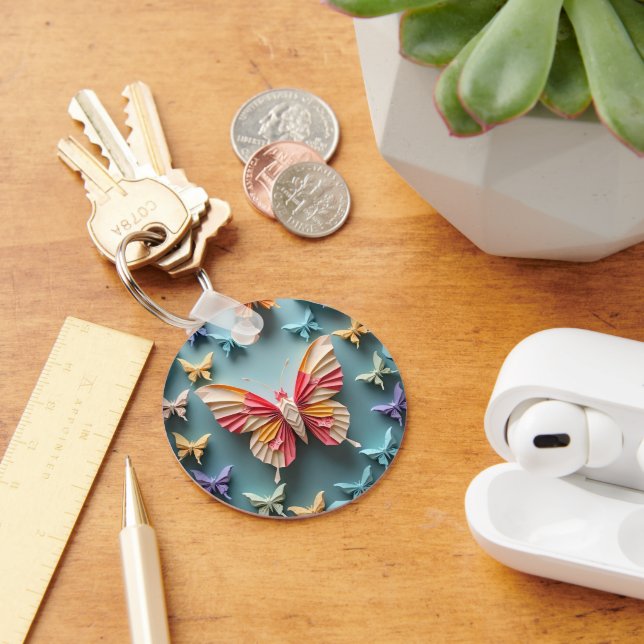 Butterfly Origami Key Ring (Desk)