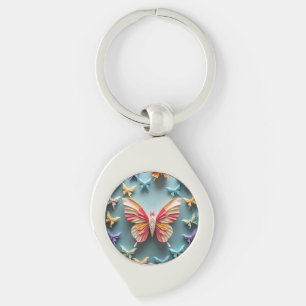 Butterfly Origami Key Ring