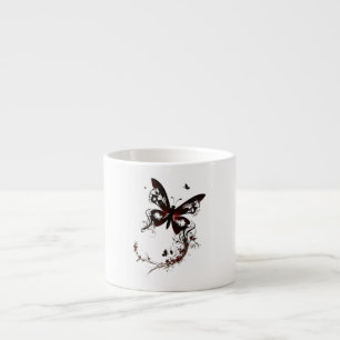 Butterfly Outline Speciality Espresso Mug
