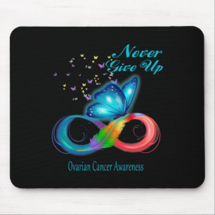 Butterfly Ovarian Cancer Awareness  Mouse Mat