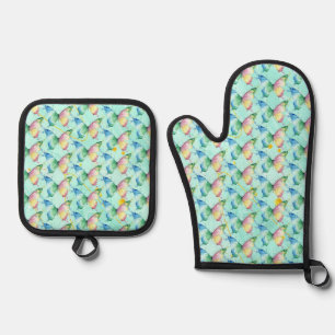 Butterfly Oven Mitt & Pot Holder Set