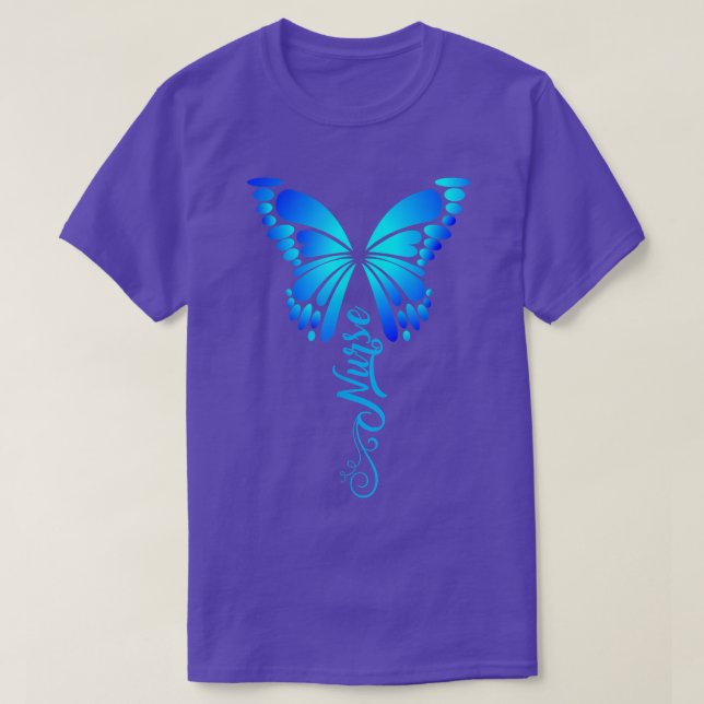 Butterfly Paediatrics Nurse Phlebotomy Paediatrici T-Shirt (Design Front)