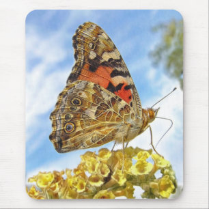 Butterfly Painted Lady Mouse Mat