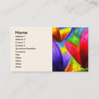 Butterfly Painting Art - Multi Business Card