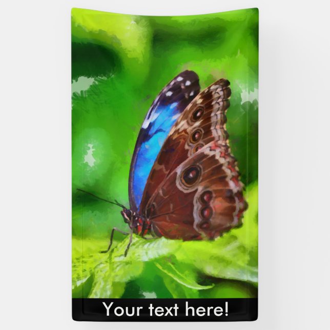 Butterfly painting banner (Vertical)