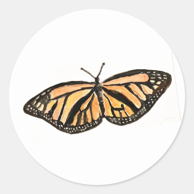 Butterfly Painting Insect Stickers (Front)
