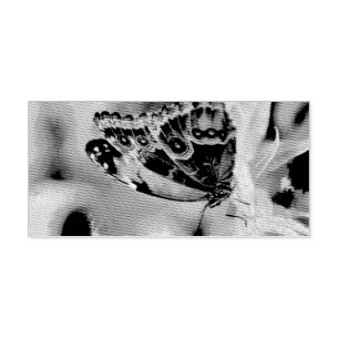 Butterfly painting self-inking stamp