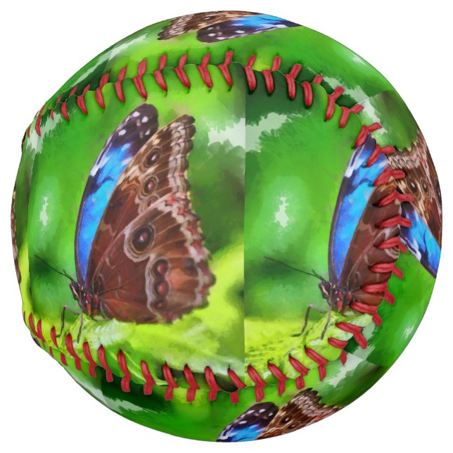 Butterfly painting softball (Front Right)