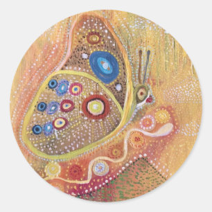 Butterfly Painting Sticker