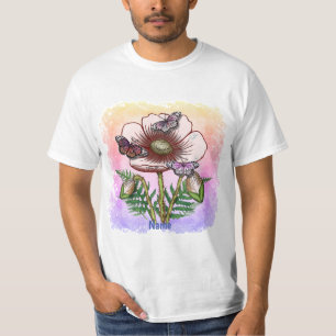 Butterfly Pale Poppy T-Shirt