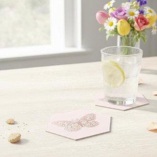 Butterfly Paper Coaster