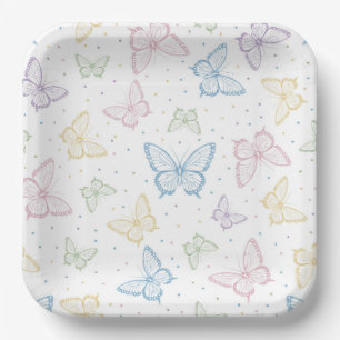 Butterfly Paper Plate