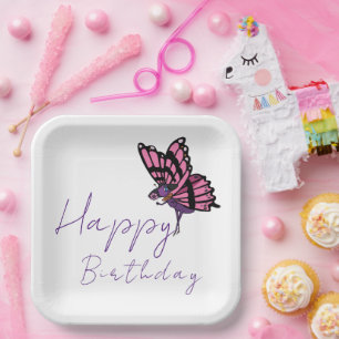 Butterfly Paper Plate