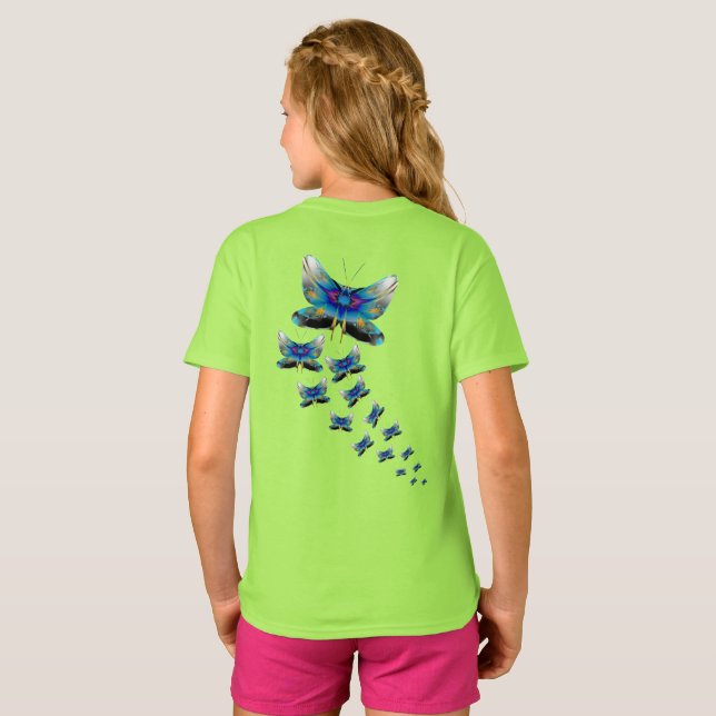 Butterfly Parade - Colour in Motion T-Shirt (Back Full)