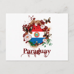 Butterfly Paraguay Postcard