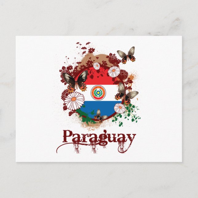Butterfly Paraguay Postcard (Front)