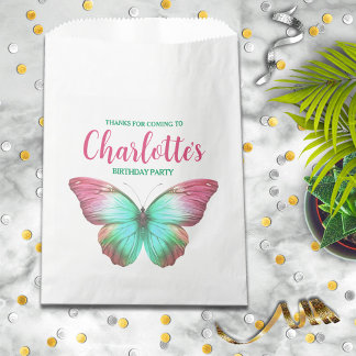 Butterfly Party Favour Thank You Bags