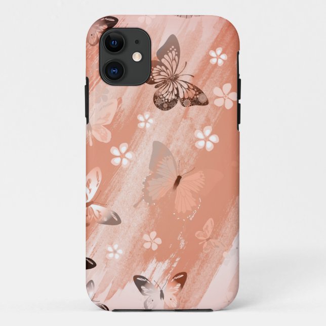 Butterfly Pattern 11 Case-Mate iPhone Case (Back)