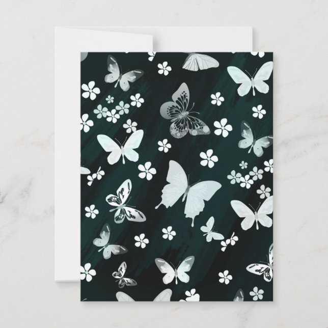 Butterfly Pattern 14 Card (Front)