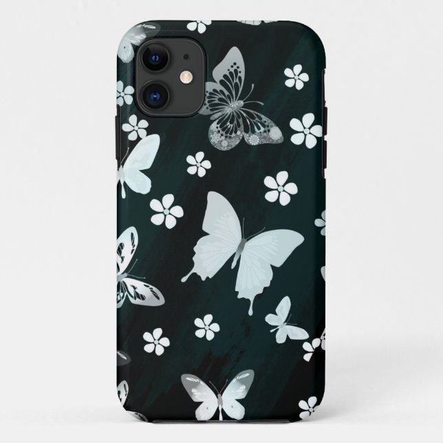 Butterfly Pattern 14 Case-Mate iPhone Case (Back)