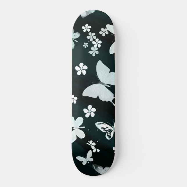 Butterfly Pattern 14 Skateboard (Front)