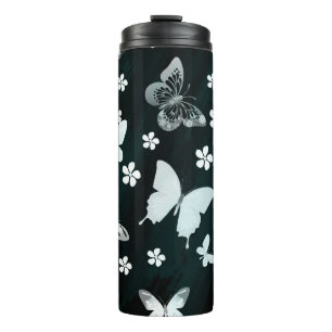 Butterfly Pattern 14 Thermal Tumbler