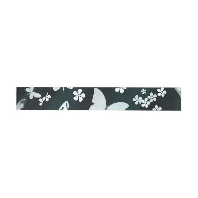 Butterfly Pattern 14 Wrap Around Label (Individual)