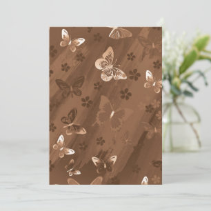 Butterfly Pattern 15 Thank You Card
