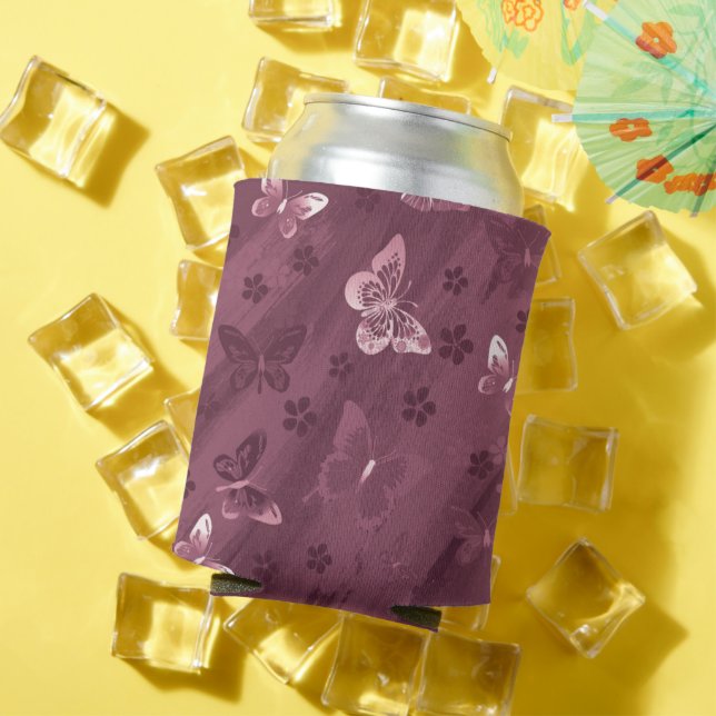 Butterfly Pattern 16 Can Cooler (In Situ Summer)