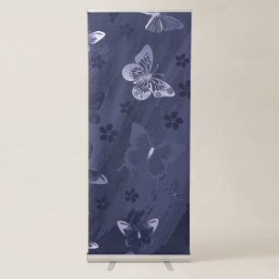 Butterfly Pattern 17 Retractable Banner