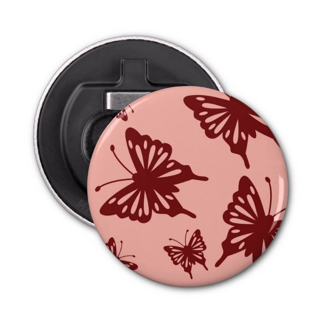 butterfly pattern 2 bottle opener (Front)