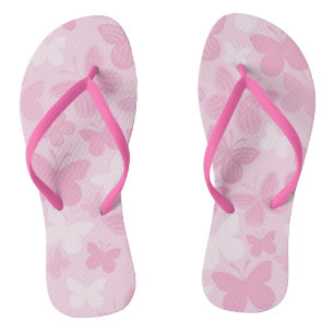 Butterfly pattern 2 flip flops