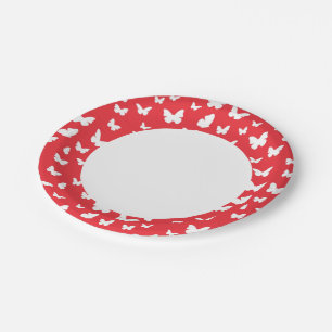 Butterfly pattern 2 paper plate
