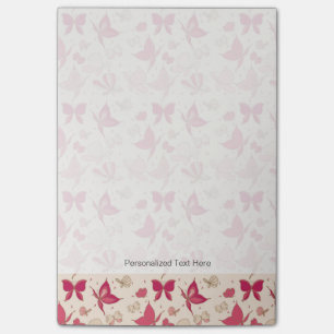 butterfly pattern 2 post-it notes