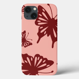 butterfly pattern 3 iPhone 13 case