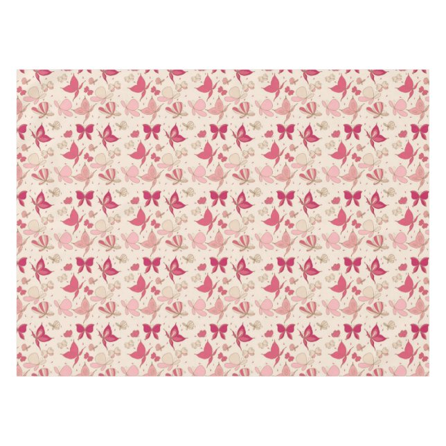 butterfly pattern 3 tablecloth (Front (Horizontal))