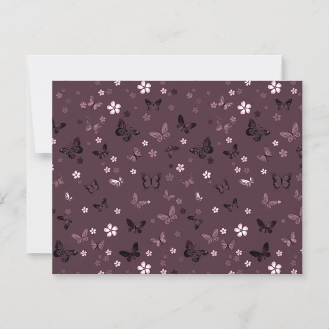 Butterfly Pattern 5 Card (Front)