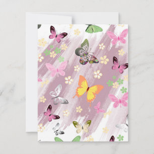 Butterfly Pattern 7 Card