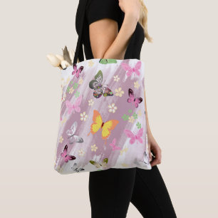 Butterfly Pattern 7 Tote Bag