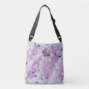 Butterfly Pattern 8 Crossbody Bag