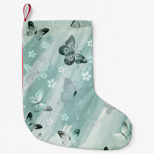 Butterfly Pattern 9 Small Christmas Stocking