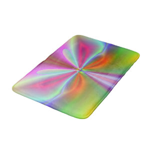 Butterfly Pattern Bath Mat