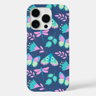 Butterfly pattern iPhone 16 pro case