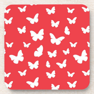 Butterfly pattern coaster