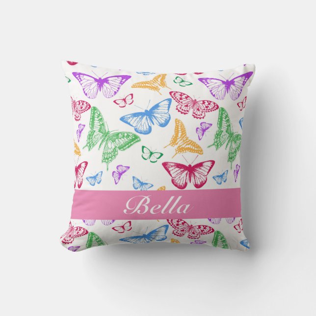 Butterfly Pattern Cushion (Front)