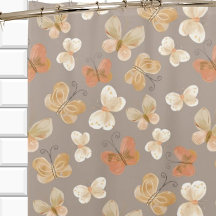 Butterfly Pattern Dark Taupe