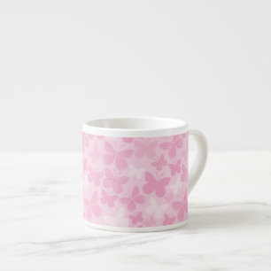 Butterfly pattern espresso cup